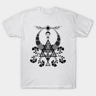 MOON AND TRIANGLES T-Shirt